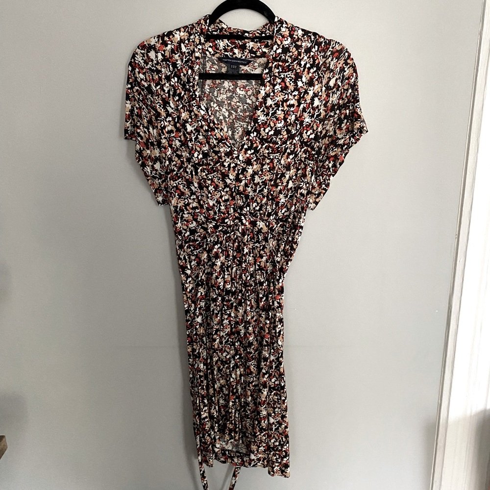 French Connection Tie Dress | Size 6 | Color Multi